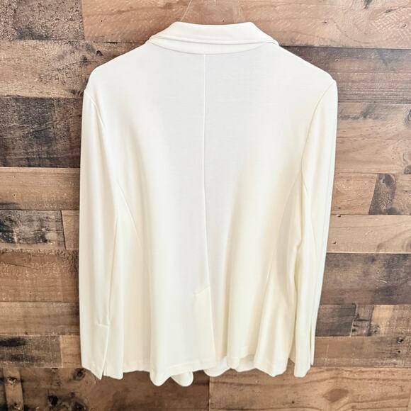 Miller Wendt Ponte Knit Open Blazer Coatigan Women's Size Large - Picture 5 of 5